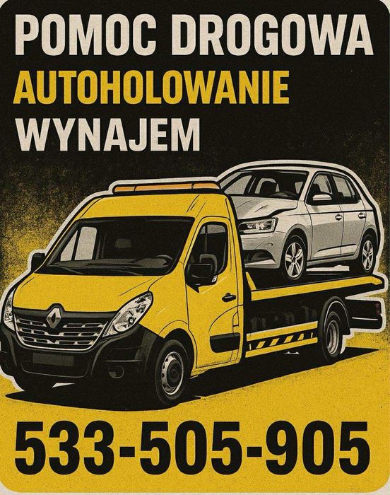 Wynajem laweta autolaweta pomoc drogowa, Bus 9 osobowy minibus