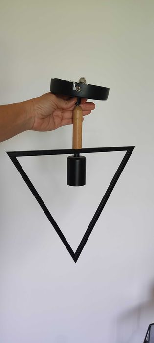 Candeeiros pretos decorativos para sala, os 3 incluídos