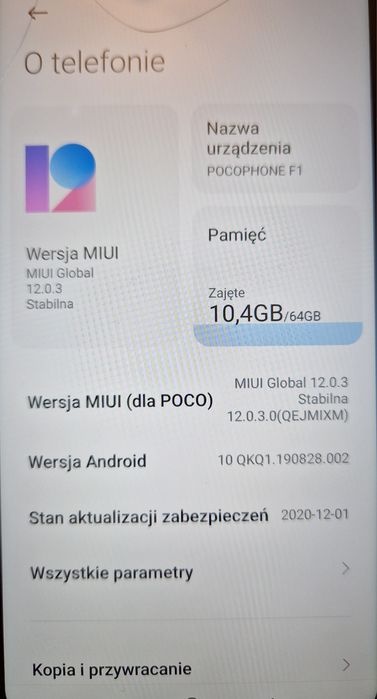Wspaniały telefon Pocophone F1   6/64