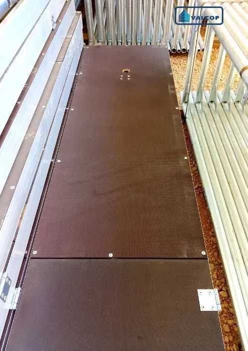 Plataformas de Alçapão em Alumínio p/ Andaime Europeu - novo