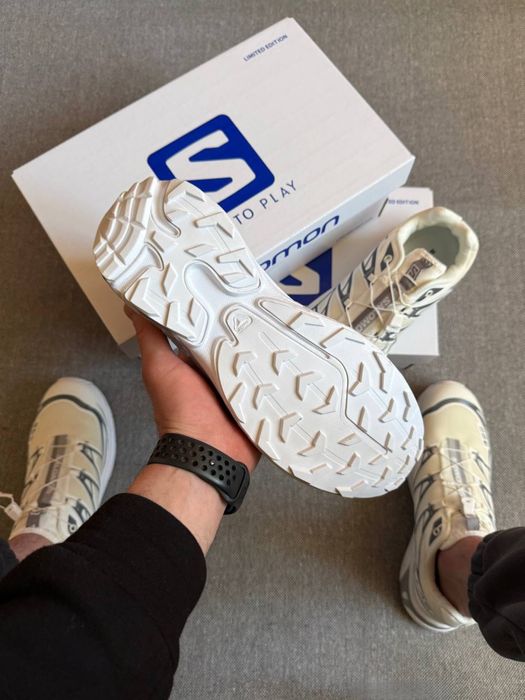 ТОП! Кросівки Чоловічі Salomon XT-6 S-LAB Soft Ground Beige White Gray 41 42 43 44 45