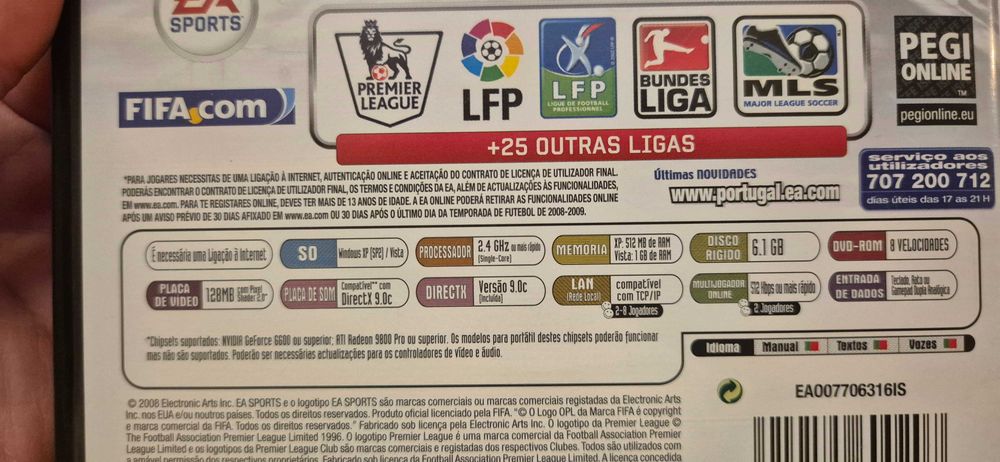 Fifa 09 em CD para PC