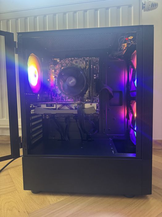 Komputer GTX 1660 SUPER Ryzen 5 2600 Ram 16GB Dysk SSD 512GB