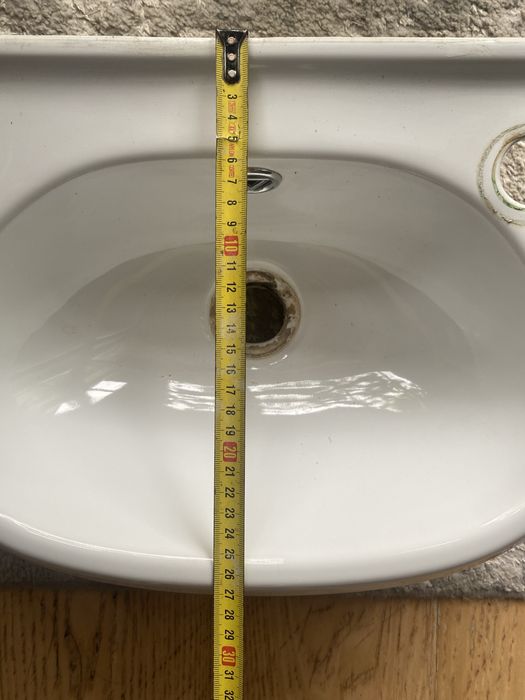 Mała umywalka szerokość 40 cm, 3 sztuki