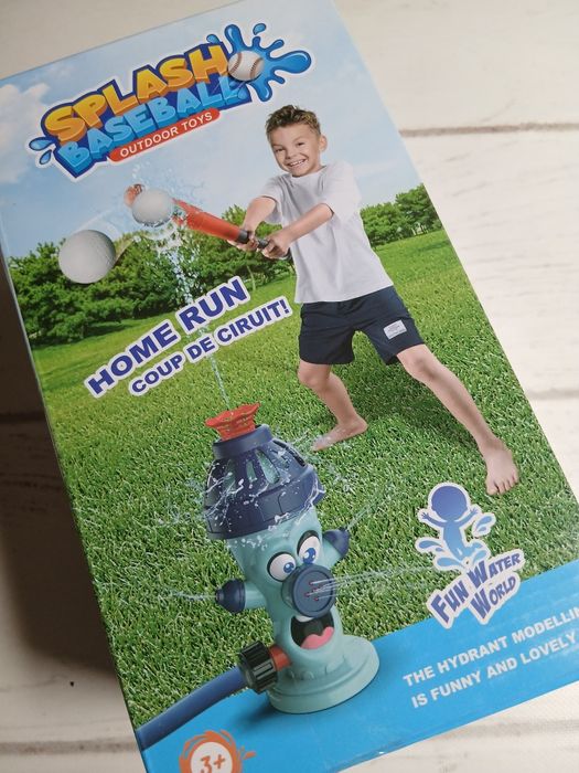 Wyrzutnia wodna zabawka dla dzieci wielofunkcyja splash baseball 3+