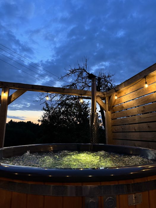 Domek drewniany, balia, sauna, wiata imprezowa , wiata grill
