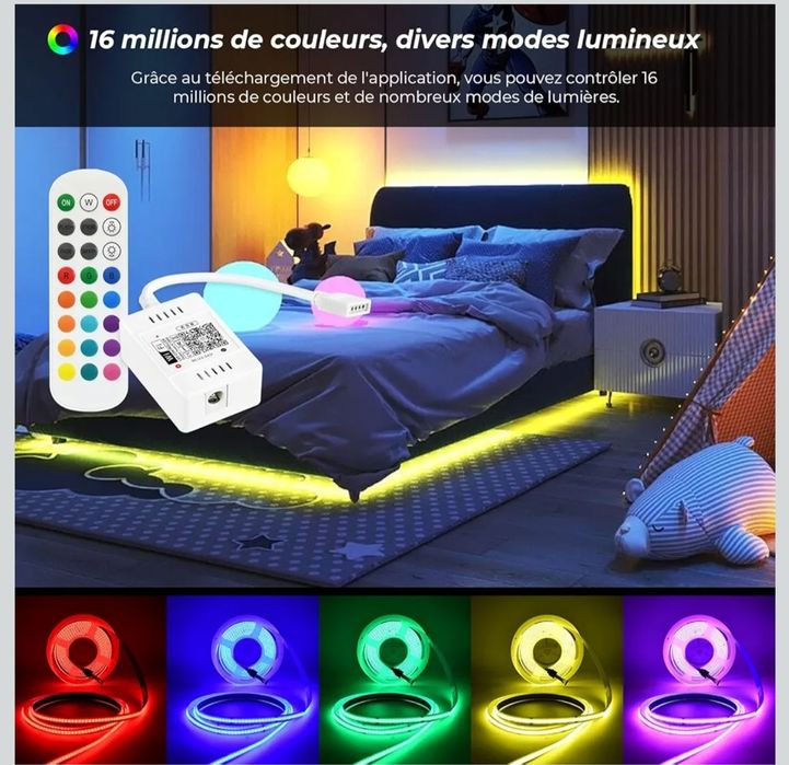 Inteligentny kontroler taśm LED RGB z Wi-Fi