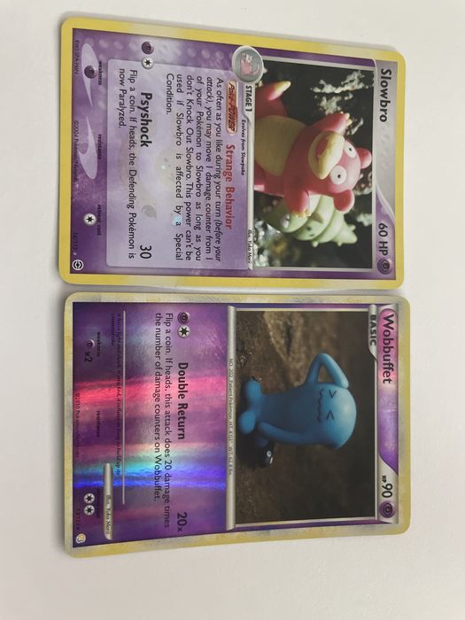 Cartas Pokémon diversos anos