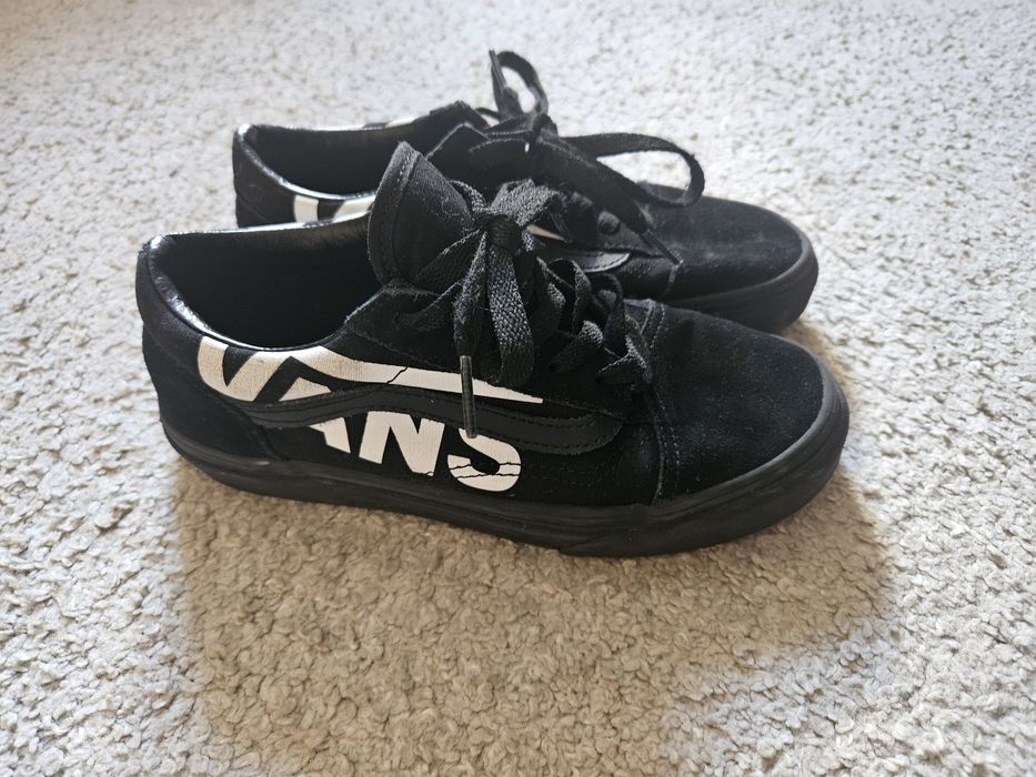 Vans czarne trampki 34,5