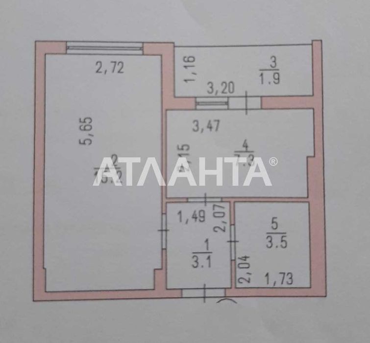 1-room apartment apartment by the address st. Fruktovaya (area 33 m²) - Atlanta.ua - photo 10