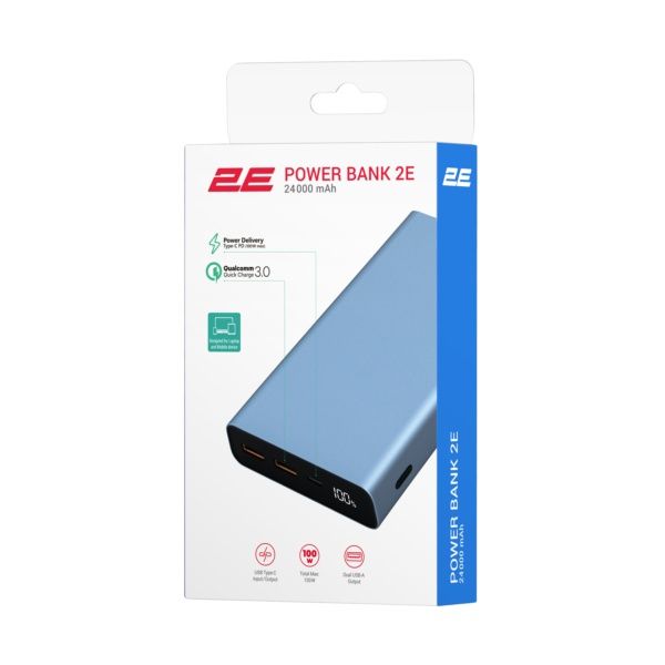 Новый Повербанк для ноутбука ups 2E 24000мАч