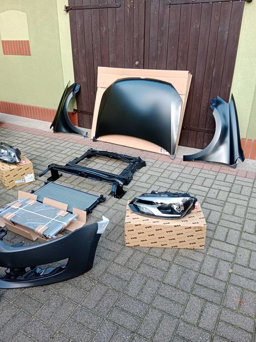 VW POLOLO 6R 2009 + zderzak maska błotniki belka pas przedni zestaw
