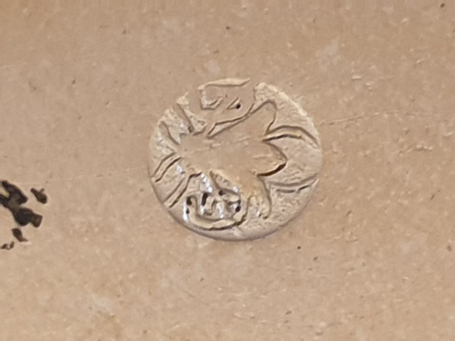 Linda antiga pequena jardineira italiana Galbiati Milano  prateada