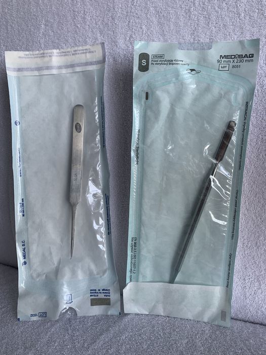 Narzędzia akcesoria podologiczne zestaw manicure pedicure