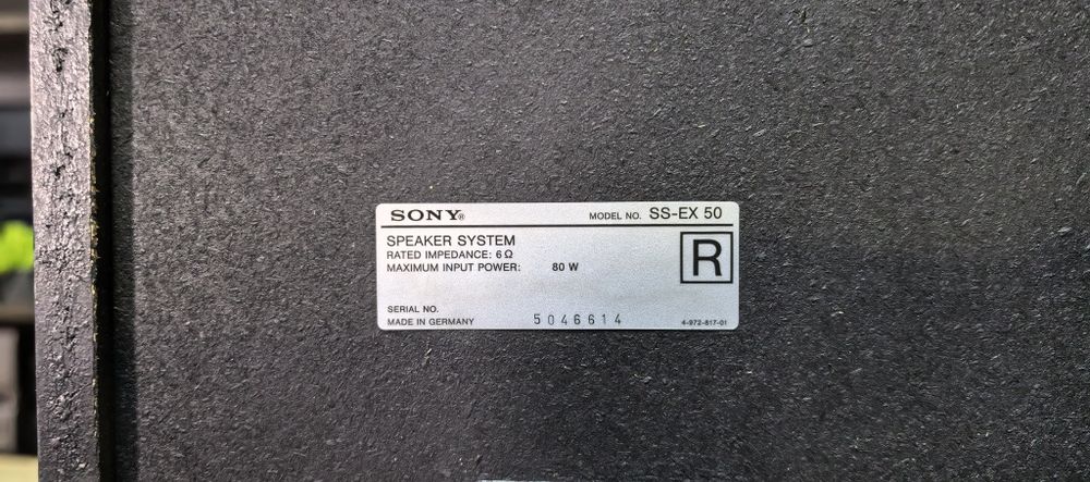 3-х полосна акустика Sony SS-EX50/6Ω