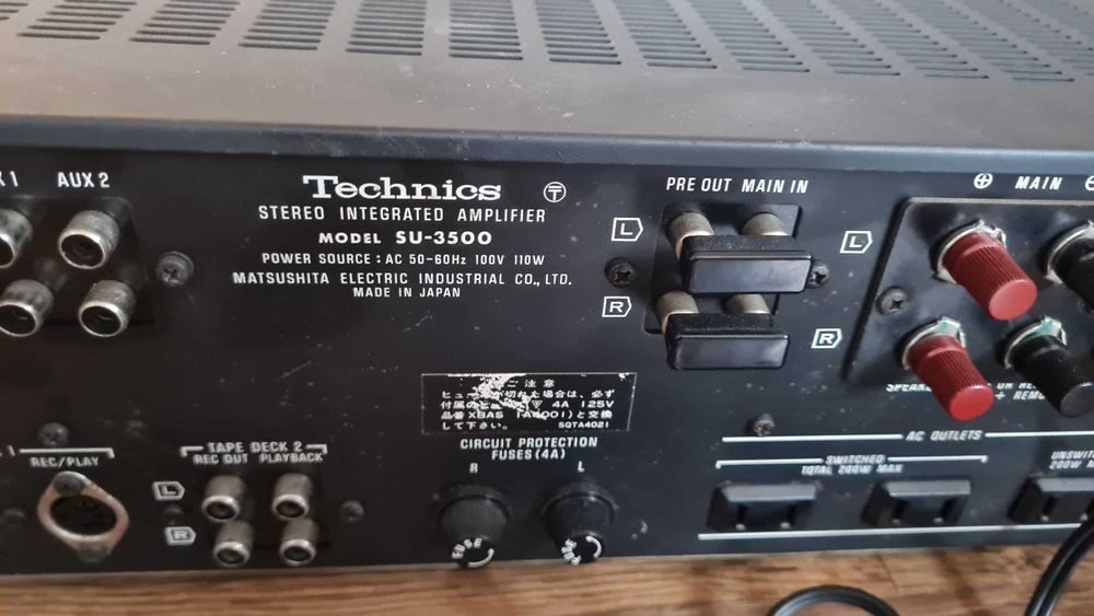 Wzmacniacz Technics SU 3500 Japonia Oryginał.