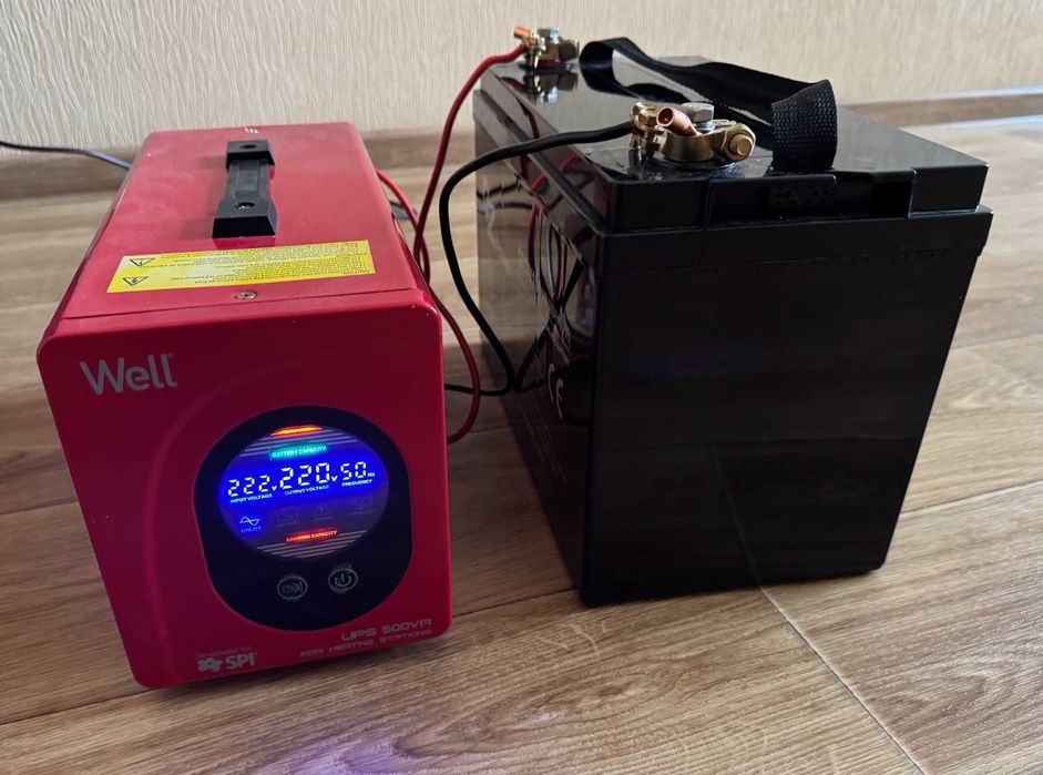 ИБП 500 Вт с чистой синусоидой под внешний аккумулятор