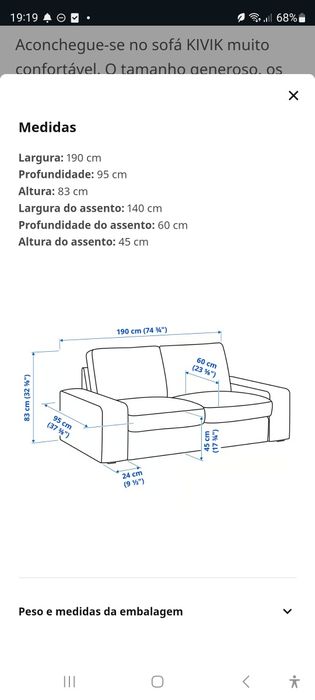Capas sofá kivic IKEA