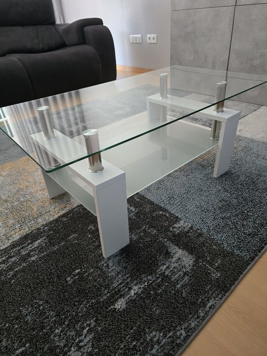 Mesa Centro Vidro Temperado