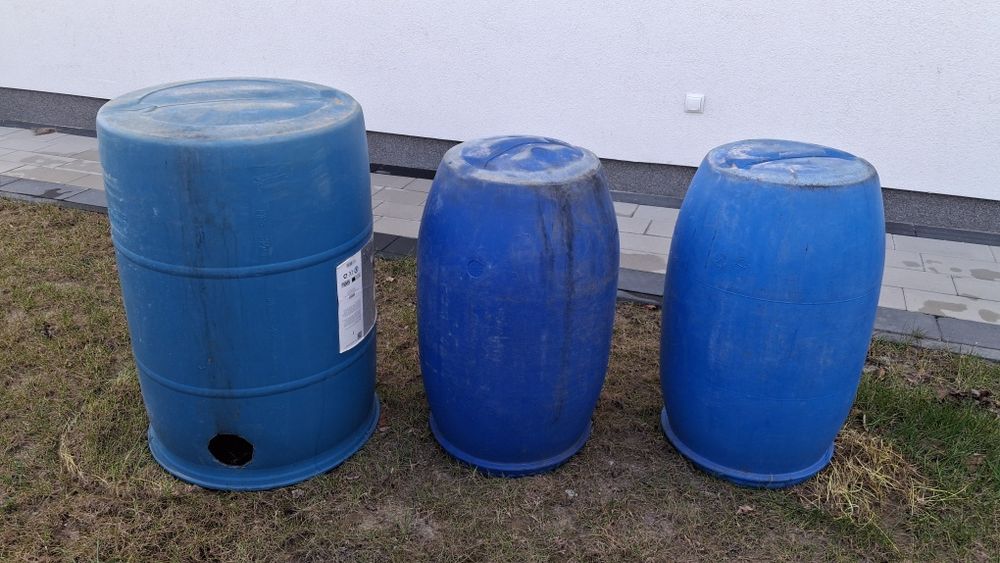 Beczka Beczki do deszczówki 200l, 100l.