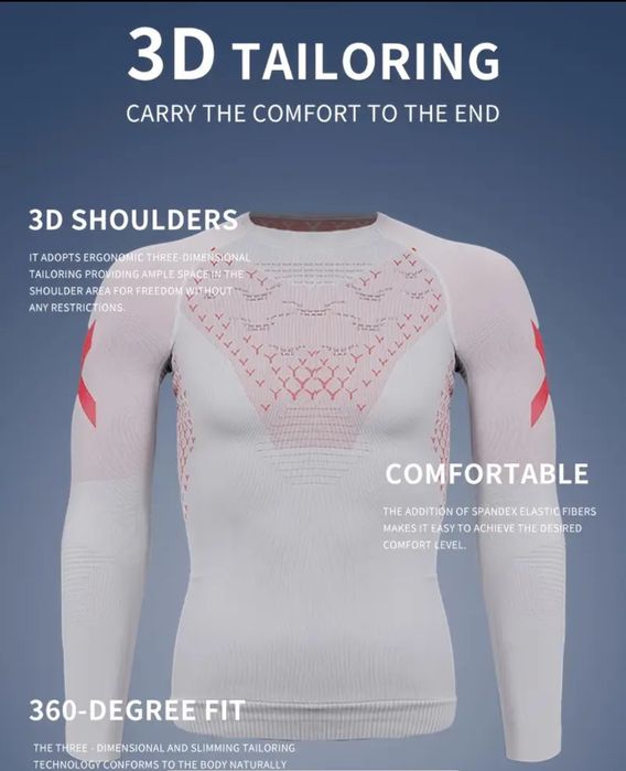 Męska kompresyjna koszulka termiczna L