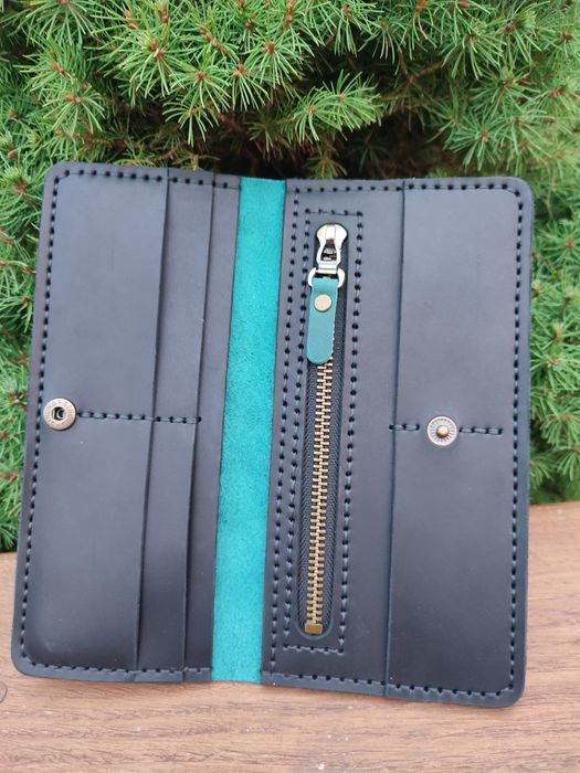 Шкіряний гаманець ручної роботи