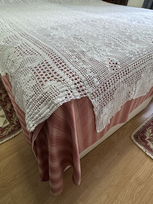 Colche casal em croché feito à mão