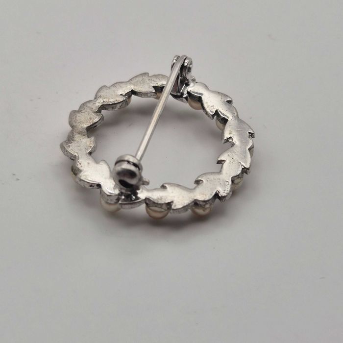 Broszka stara srebro