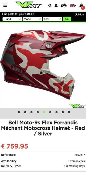 Шолом Bell Moto-9S Flex шлем мотокросс ендуро мотокрос ATV GAS KTM CRF