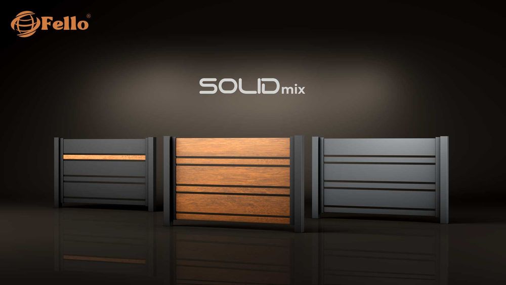 Ogrodzenie płot przęsło aluminium RAL na wymiar panel segment