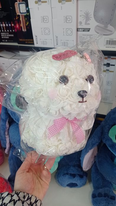 Ідеальний подарунок до Дня закоханих – з 3D троянд сердечко, зайчик.