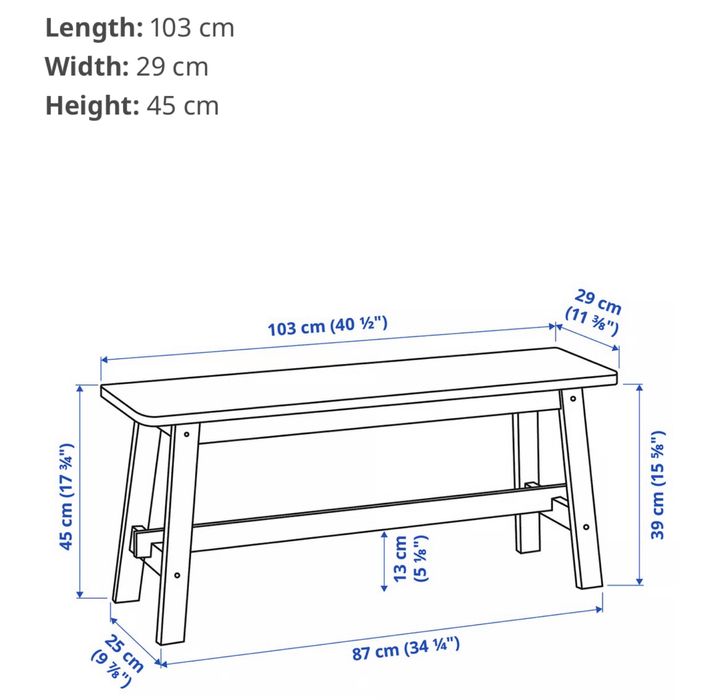 Banco/ banqueta norrater ikea
