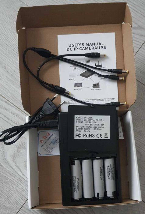 ДБЖ для роутера UPS DC1018L з акумуляторами 4*3150mA*h (безперебійник Інтернету)