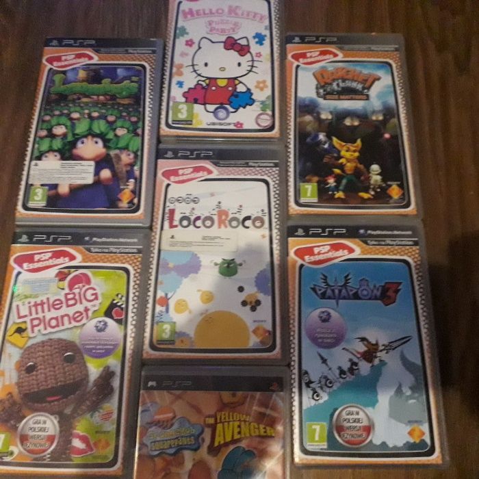 Unikatowe świetne gry SONY PSP mobilne UMD