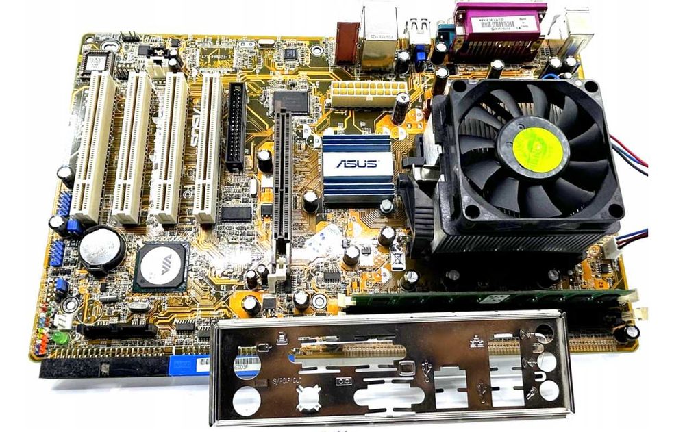 Płyta główna Asus K8V-X SE socket 754 + procesor + ram RETRO