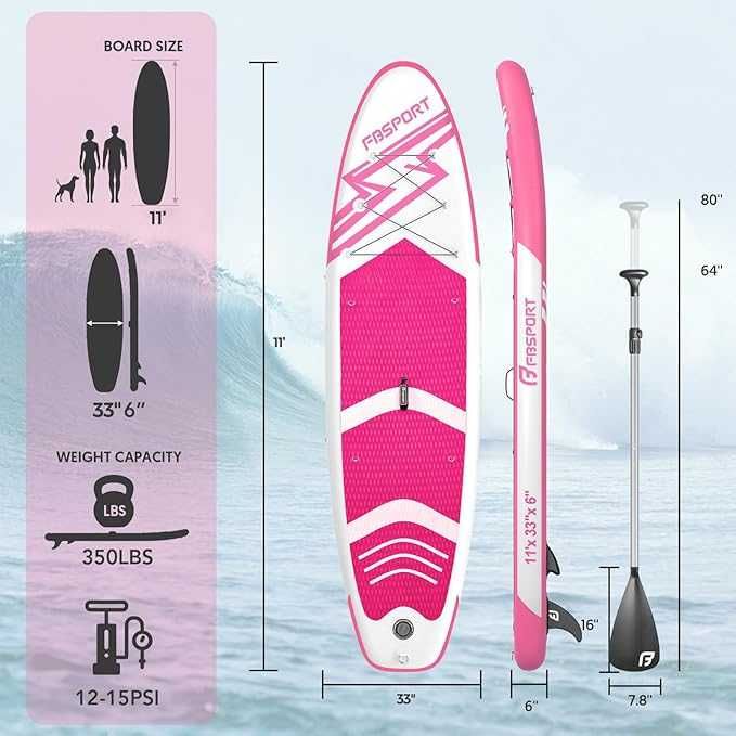 Deska SUP FBSPORT 335x85x15cm