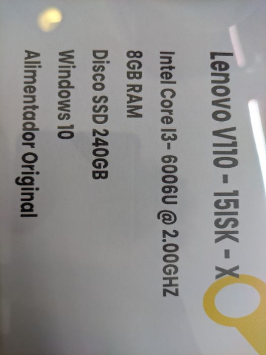 Lenovo V110 - 15ISK - X