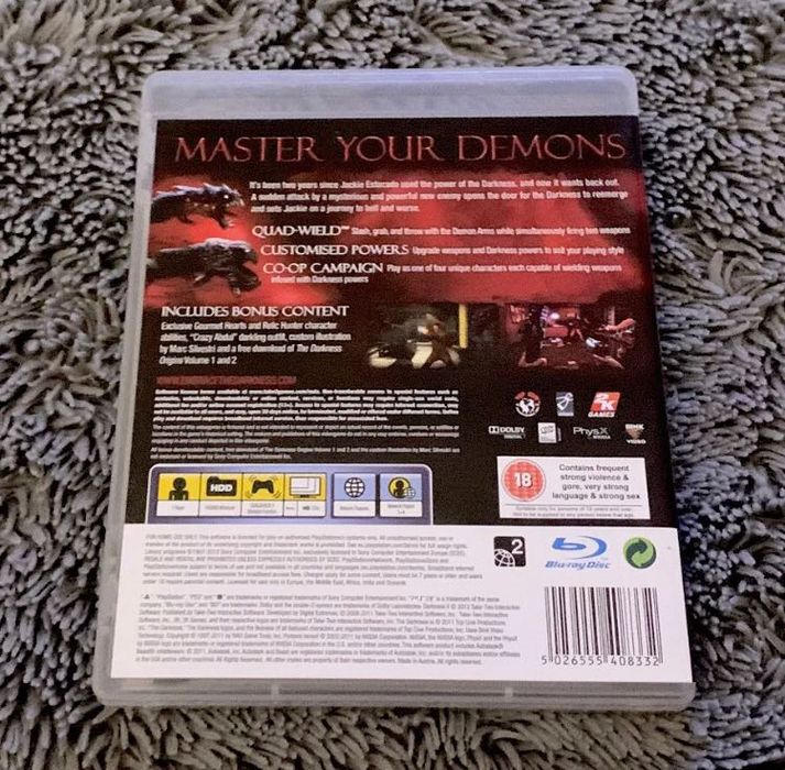 Darkness II limited edition ps3 game