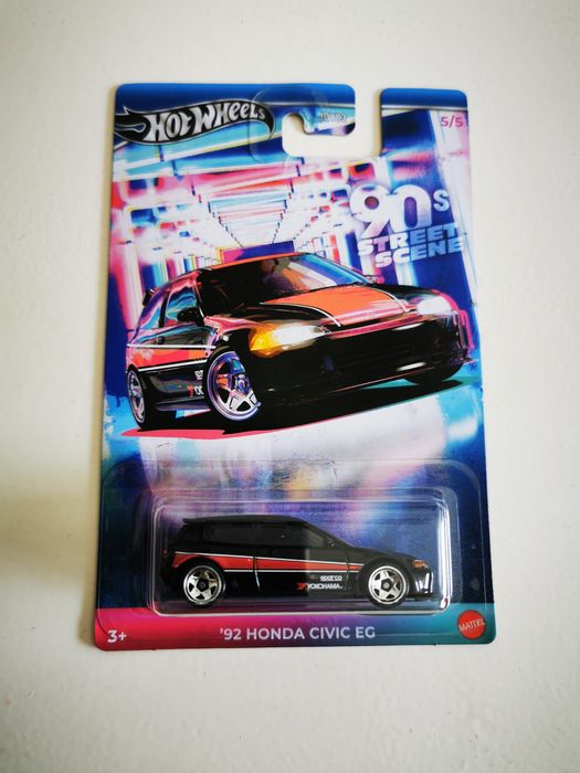 '92 Honda Civic EG 90's Street Scene Hot Wheels