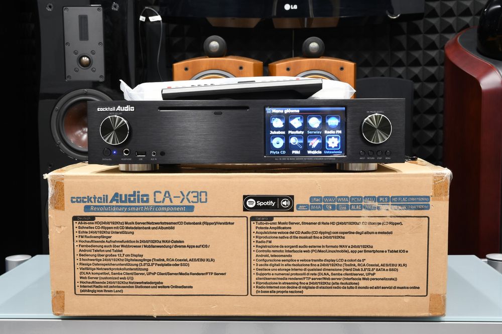 amplituner sieciowy wzmacniacz stereo Cocktail Audio CA-X30