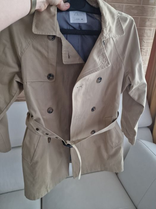 Płaszcz dziecięcy Zara 152 cm na 11-12 lat bezowy