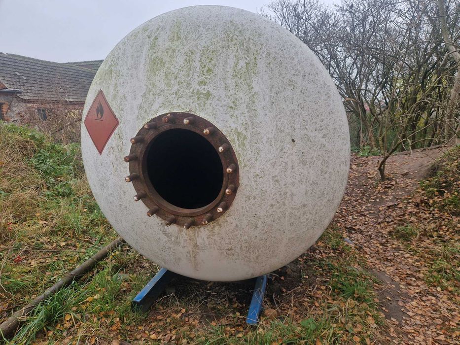 Zbiornik po gazie 12m³ – solidny, z grubej blachy