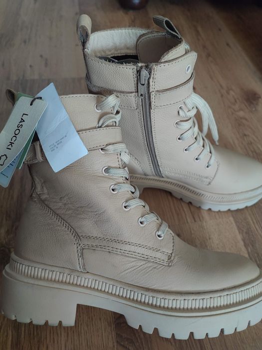 Buty lekko ocieplane Lasocki skóra naturalna rozmiar 39