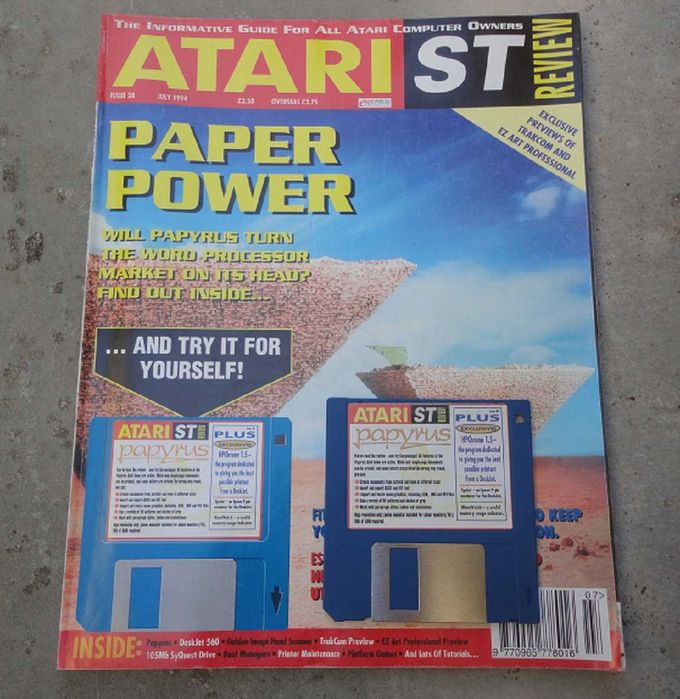 33 revistas Atari com Disketes