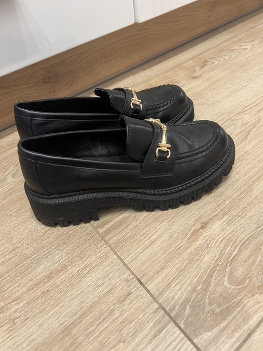 Czarne mokasyny Deezee r.37
