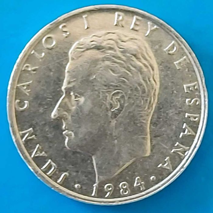 2 Pesetas de 1984, de Espanha, Juan Carlos