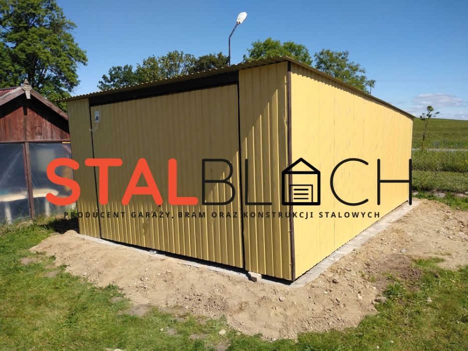 Garaż blaszany 3x5