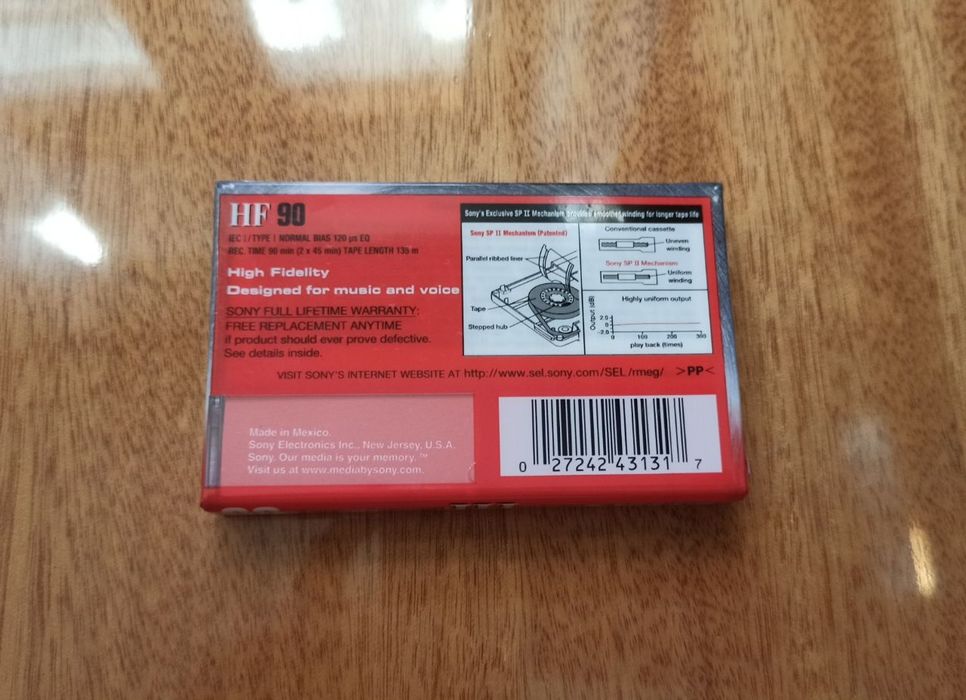 Кассета SONY HF 90
