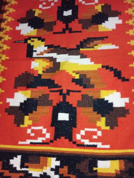 Conjunto de 2 mantas/ tapeçarias mexicanas originais
