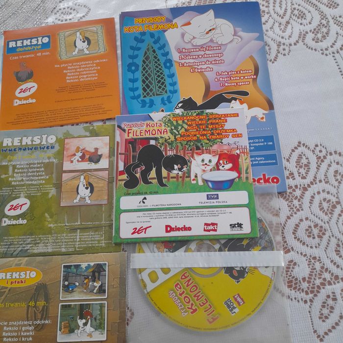 Reksio, Bałwanek Bouli, Tabaluga,Przygody kota Filemona vcd.
